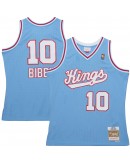 Mike Bibby Sacramento Kings Mitchell & Ness 2001/02 Hardwood Classics Swingman Jersey - Light Blue