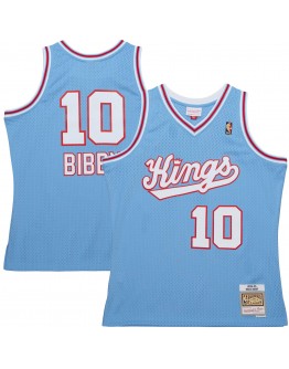 Mike Bibby Sacramento Kings Mitchell & Ness 2001/02 Hardwood Classics Swingman Jersey - Light Blue