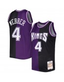 Chris Webber Sacramento Kings Mitchell & Ness Hardwood Classics 2000/01 Split Swingman Jersey - Purple/Black