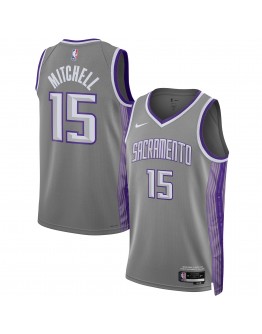 Davion Mitchell Sacramento Kings Nike Unisex 2022/23 Swingman Jersey - City Edition - Anthracite