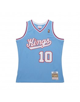 Mike Bibby Sacramento Kings Mitchell & Ness 2001/02 Hardwood Classics Swingman Jersey - Light Blue