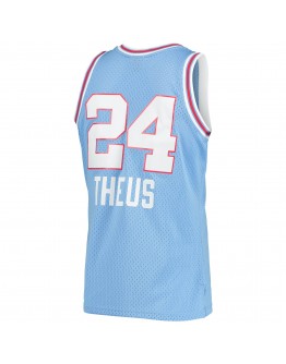 Reggie Theus Sacramento Kings Mitchell & Ness 1985-86 Hardwood Classics Swingman Jersey - Light Blue