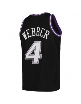 Chris Webber Sacramento Kings Mitchell & Ness Hardwood Classics 2000-01 Swingman Jersey - Black