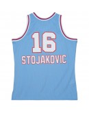 Peja Stojakovic Sacramento Kings Mitchell & Ness 2001/02 Hardwood Classics Swingman Jersey - Light Blue