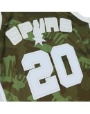 Manu Ginobili San Antonio Spurs Mitchell & Ness Hardwood Classics 2002/03 Ghost Green Swingman Jersey - Camo