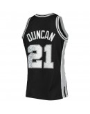 Tim Duncan San Antonio Spurs Mitchell & Ness 1996-97 Hardwood Classics NBA 75th Anniversary Diamond Swingman Jersey - Black