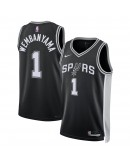 Victor Wembanyama San Antonio Spurs Nike Unisex 2023 NBA Draft First Round Pick Swingman Jersey - Icon Edition - Black