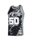 David Robinson San Antonio Spurs Mitchell & Ness 1998/99 Hardwood Classics Marble Swingman Jersey - Black