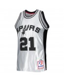 Tim Duncan San Antonio Spurs Mitchell & Ness 1998/99 Hardwood Classics 75th Anniversary Swingman Jersey - Platinum