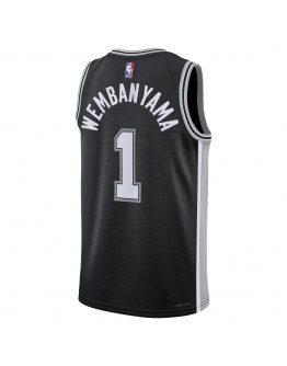 Victor Wembanyama San Antonio Spurs Nike Unisex 2023 NBA Draft First Round Pick Swingman Jersey - Icon Edition - Black