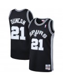 Tim Duncan San Antonio Spurs Mitchell & Ness Big & Tall Hardwood Classics Jersey - Black