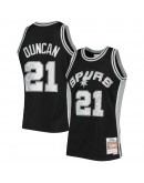 Tim Duncan San Antonio Spurs Mitchell & Ness 1996-97 Hardwood Classics NBA 75th Anniversary Diamond Swingman Jersey - Black