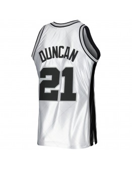 Tim Duncan San Antonio Spurs Mitchell & Ness 1998/99 Hardwood Classics 75th Anniversary Swingman Jersey - Platinum