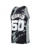 David Robinson San Antonio Spurs Mitchell & Ness 1998/99 Hardwood Classics Marble Swingman Jersey - Black