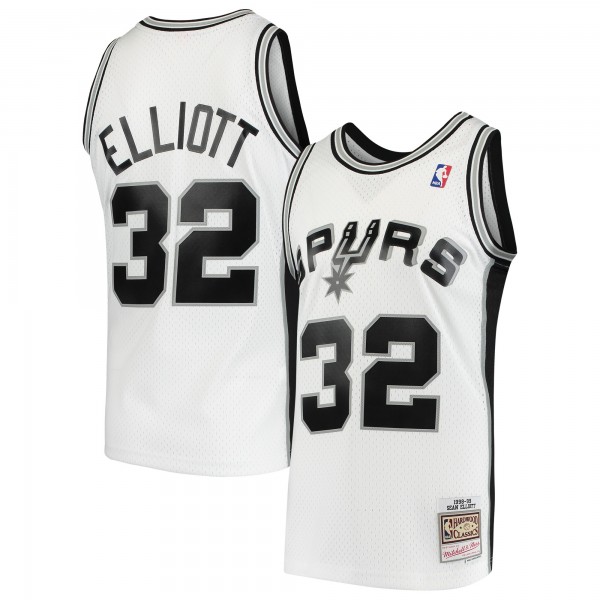 Sean Elliott San Antonio Spurs Mitchell & Ness 1998-99 Hardwood Classics Swingman Jersey - White