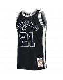 Tim Duncan San Antonio Spurs Mitchell & Ness Hardwood Classics Off-Court Swingman Jersey - Black