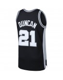 Tim Duncan San Antonio Spurs Mitchell & Ness Big & Tall Hardwood Classics Jersey - Black