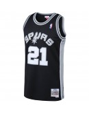 Tim Duncan San Antonio Spurs Mitchell & Ness Big & Tall Hardwood Classics Jersey - Black