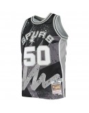 David Robinson San Antonio Spurs Mitchell & Ness Hardwood Classics 1998/99 Hyper Hoops Swingman Jersey - Black