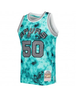 David Robinson San Antonio Spurs Mitchell & Ness 1998/99 Galaxy Swingman Jersey - Teal