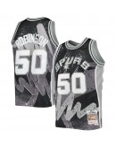 David Robinson San Antonio Spurs Mitchell & Ness Hardwood Classics 1998/99 Hyper Hoops Swingman Jersey - Black