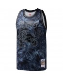 Vince Carter Toronto Raptors Mitchell & Ness Hardwood Classics 1998/99 Tie-Dye Swingman Jersey - Black