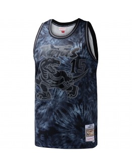 Vince Carter Toronto Raptors Mitchell & Ness Hardwood Classics 1998/99 Tie-Dye Swingman Jersey - Black