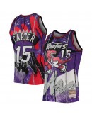 Vince Carter Toronto Raptors Mitchell & Ness Hardwood Classics 1998/99 Hyper Hoops Swingman Jersey - Purple