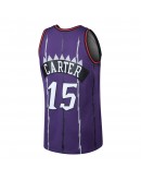 Vince Carter Toronto Raptors Mitchell & Ness 1998-99 Hardwood Classics Swingman Jersey - Purple