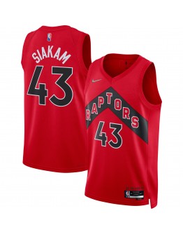 Pascal Siakam Toronto Raptors Nike 2021/22 Diamond Swingman Jersey - Icon Edition - Red