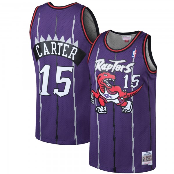 Vince Carter Toronto Raptors Mitchell & Ness 1998-99 Hardwood Classics Swingman Jersey - Purple