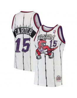 Vince Carter Toronto Raptors Mitchell & Ness 1997-98 Hardwood Classics Swingman Jersey - White