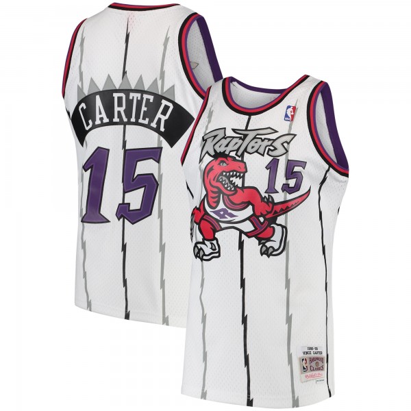 Vince Carter Toronto Raptors Mitchell & Ness 1997-98 Hardwood Classics Swingman Jersey - White