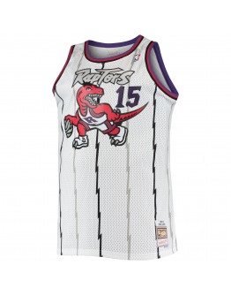 Vince Carter Toronto Raptors Mitchell & Ness Big & Tall Hardwood Classics Swingman Jersey - White