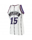 Vince Carter Toronto Raptors Mitchell & Ness Hardwood Classics 1998-99 Authentic Jersey - White