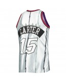 Vince Carter Toronto Raptors Mitchell & Ness 1998/99 Hardwood Classics 75th Anniversary Swingman Jersey - Platinum