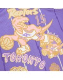 Vince Carter Toronto Raptors Mitchell & Ness 1998/99 Swingman Sidewalk Sketch Jersey - Purple