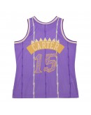 Vince Carter Toronto Raptors Mitchell & Ness 1998/99 Swingman Sidewalk Sketch Jersey - Purple