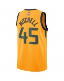 Donovan Mitchell Utah Jazz Nike Replica Swingman Jersey - Statement Edition - Gold