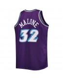 Karl Malone Utah Jazz Mitchell & Ness Big & Tall Hardwood Classics 1996/97 Swingman Jersey - Purple