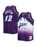 John Stockton Utah Jazz Mitchell & Ness Big & Tall Hardwood Classics 1996/97 Swingman Jersey - Purple