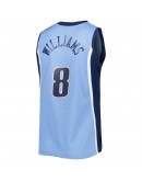 Deron Williams Utah Jazz Mitchell & Ness 2001/02 Hardwood Classics Swingman Jersey - Blue