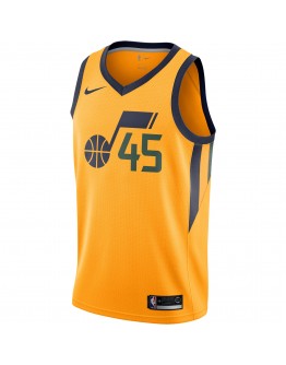 Donovan Mitchell Utah Jazz Nike Replica Swingman Jersey - Statement Edition - Gold