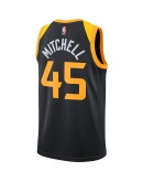 Donovan Mitchell Utah Jazz Nike 2021/22 Swingman Player Jersey Black - City Edition