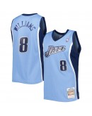 Deron Williams Utah Jazz Mitchell & Ness 2001/02 Hardwood Classics Swingman Jersey - Blue