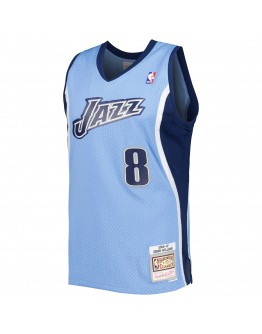 Deron Williams Utah Jazz Mitchell & Ness 2001/02 Hardwood Classics Swingman Jersey - Blue