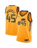 Donovan Mitchell Utah Jazz Jordan Brand 2020/21 Swingman Jersey - Statement Edition - Gold