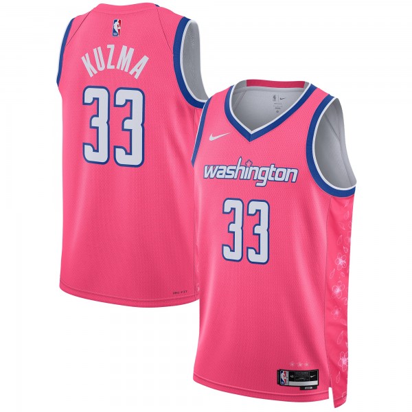 Kyle Kuzma Washington Wizards Nike Unisex 2022/23 Swingman Jersey - City Edition - Pink