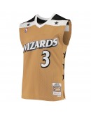 Caron Butler Washington Wizards Mitchell & Ness 2001/02 Hardwood Classics Swingman Jersey - Gold