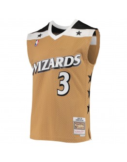 Caron Butler Washington Wizards Mitchell & Ness 2001/02 Hardwood Classics Swingman Jersey - Gold